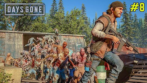 Fighting Zombie Horde - Days Gone Gameplay #8