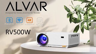 Alvar RV500W HD 1080p Bluetooth Wi Fi Projector Review