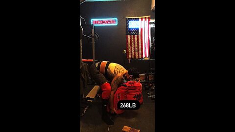 268lb sandbag lift and hold