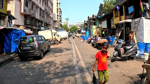 From my slum to Center of Mumbai. Victoria Terminus. Masjid Bandar. City sounds. India. 2023. 4K