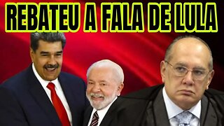 URGENTE: Gilmar Mendes rebate fala de Lula acerca de "democracia relativa".