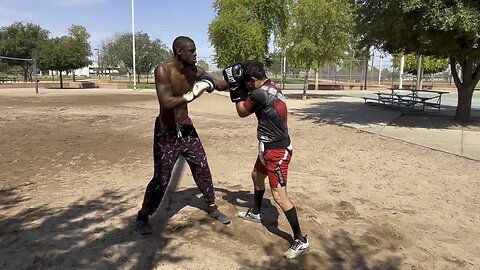 Tall MMA Fighter Picks Apart Shorter Boxers