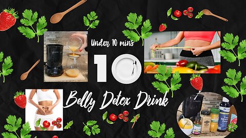 Belly Detox Drink / Lose inches with this drink every day.