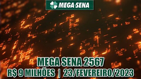 Mega Sena 2567: as dezenas calculadas mais recorrentes