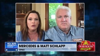 Mercedes and Matt Schlapp on Incoming Big Red Wave