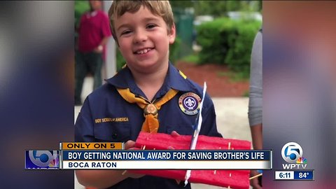 Boca Raton cub scout recognized with Prestigious National Award