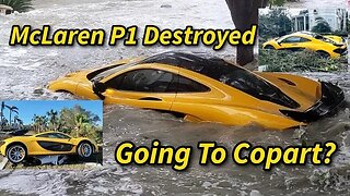 McLaren P1 Destroyed By Hurricane Ian, Going To Copart?