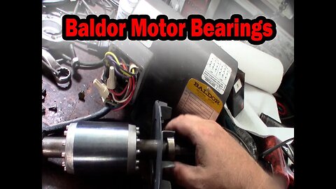 Baldor 3 phase motor noisy bearing replacement, rebuild, offerUp score for CNC mill