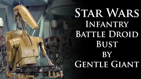 Star Wars Infantry Battle Droid Bust by Gentle Giant