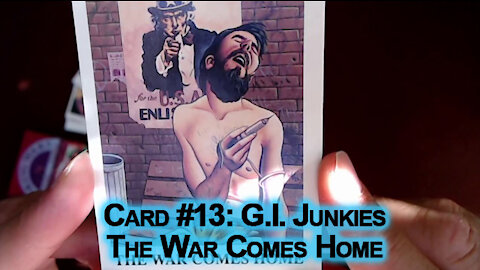 Drug Wars Trading Cards: Card #13: G.I. Junkies, The War Comes Home (Eclipse Comics History)