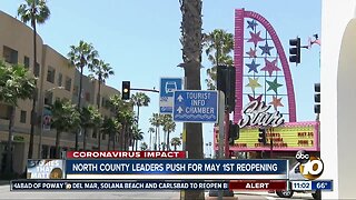 North county leaders push for May1st reopening