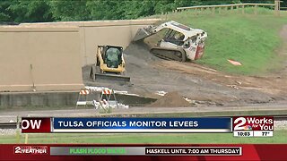 Officials monitor Tulsa County levees