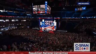 PRESIDENT DONALD J TRUMP ENTERS 2ND DAY OF REPUBLICAN NATIONAL CONVENTION