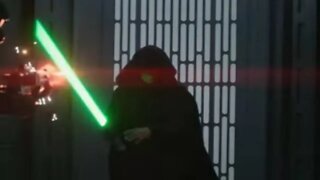 Luke Skywalker Wrecks Dark Troopers in the Hallway #starwars #shorts