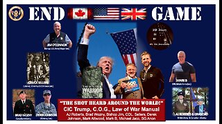 END GAME Roundtable”The Shot Heard Around The World!” Q Drops, Law of War, CIC Trump EOs. What Next?