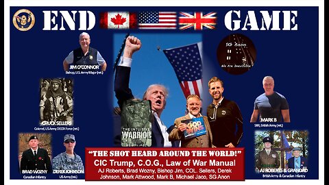 END GAME Roundtable”The Shot Heard Around The World!” Q Drops, Law of War, CIC Trump EOs. What Next?