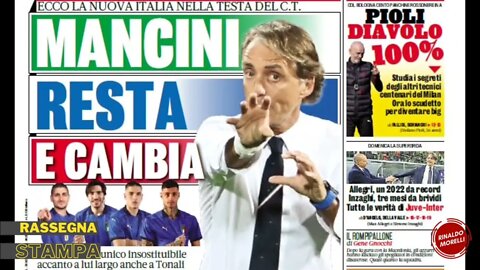 Ferrari e Mancini, e ancora tutti al loro posto in FIGC. Rassegna Stampa Sportiva ep.29 | 28.03.2022