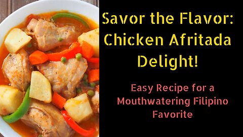 "Master the Art of Chicken Afritada! 🍲 | #ChickenAfritada #DeliciousRecipes #HomemadeFlavors"