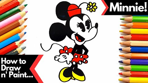 How to Draw and Paint Minnie Mouse