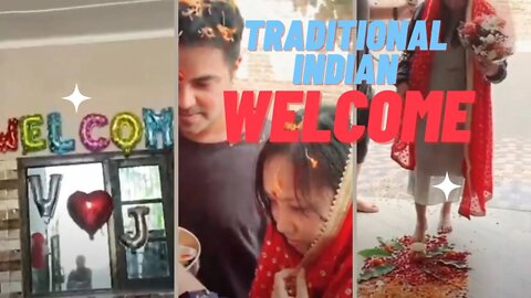 Traditional Home Welcoming | Shaadi Ke Baad Pehli Baar Ghar🏘️ Aaye | Lần đầu đến nhà chồng Ấn Độ