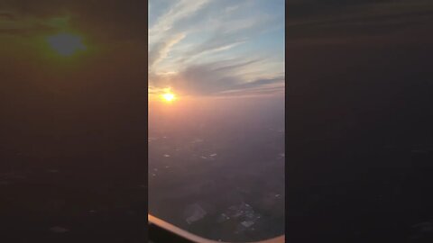 Sunset From The Air!