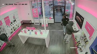 Three suspects wanted for stealing phones from Detroit T-Mobile