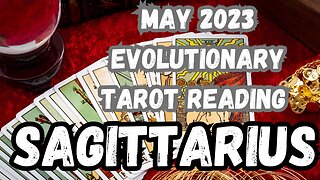 Sagittarius ♐️- Standing up in the storm! May 2024 Evolutionary Tarot reading #sagittarius #tarot