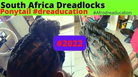 South Africa Dreadlocks styling full tutorials | #locstyles #locsjourney #dreaducation #dreadlocks