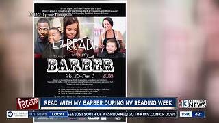 Read with my Barber during Nevada Reading Week