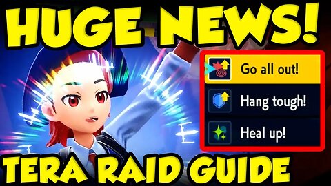 CHEERING IS PERMANENT IN TERA RAIDS! MUST WATCH TERA RAID GUIDE for Pokemon Scarlet and Violet!