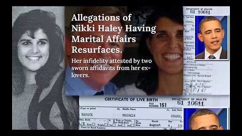 Nikki Haley Adulteress Name Changer Nimarata Rhandhawa Exposes Barack Obama As Ineligible President