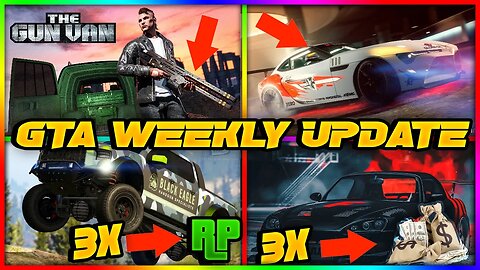 GTA 5 - Event Week - DOUBLE MONEY - Vehicle & Property Discounts, GUN VAN, RAILGUN & More!