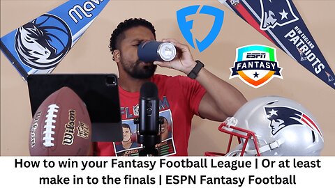 How to win your Fantasy Football League | Or at least make in to the finals | ESPN Fantasy Football