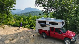 Most Beautiful FREE CAMPING in the East Coast | Truck Camper Living