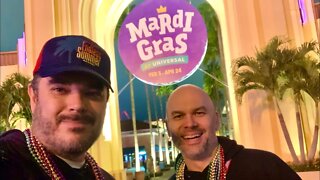 Our Day Eating at Universal Studios Mardi Gras Opening Weekend
