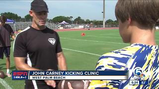 John Carney Kicking Clinic