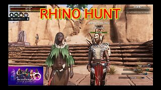 Conan Exiles Rhino and thrall hunt Busty Boobs #Boosteroid #conanexiles