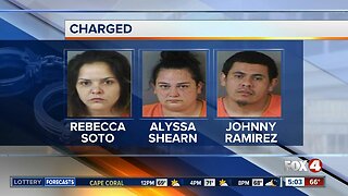 Three people arrested for Battery in Immokalee