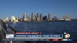 Controversy over whether SD bay cruise companies can operate