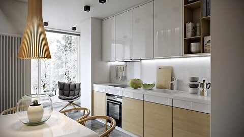 How to equip a kitchen with a window?