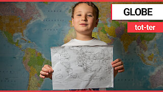 British schoolboy has the genius ability to draw an accurate map of the world in MINUTES