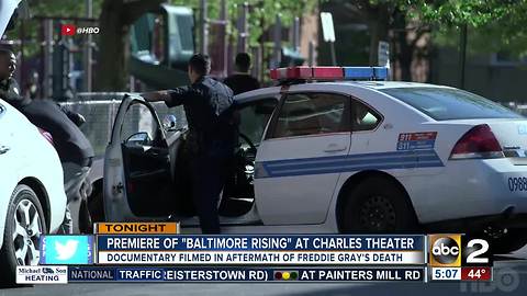 Premiere Thursday of "Baltimore Rising" documentary on Baltimore riots