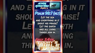 JUL 14, 2023 | Sharktacular Praise - Celebrating God's Creation - Psalm 98:7 - Shark Awareness Day