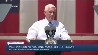 Vice President Mike Pence visiting Macomb County today