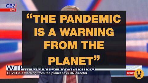 WTF THE PANDEMIC IS A WARNING FROM EARTH
