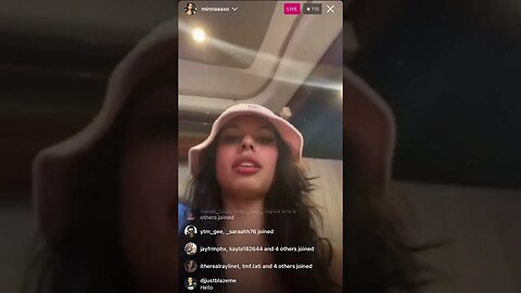 MINNAAAXO INSTAGRAM LIVE (07/09/23) pT.6