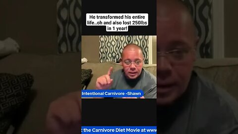 One Year, 250lbs Lighter: Shawn's Powerful Message #carnivore #carnivorediet