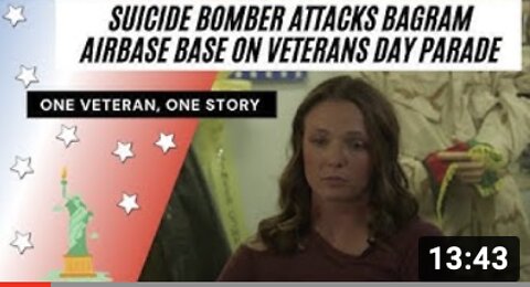 At Bagram Airbase, a suicide bomber comes face to face with SGT Addie Ford - Patriot Plates S1E2