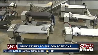 Oklahoma Department of Corrections seeking to fill 600 positions
