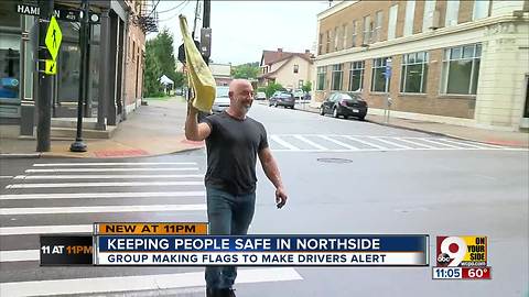 Northside residents force drivers to notice them